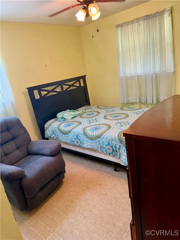 1501 Campbell Dr, Petersburg, VA 23803 - bedroom with ceiling fan