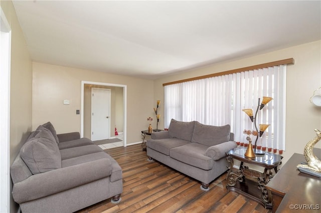 406 Windmere Dr, Colonial Heights, VA 23834 - living room with wood finished floors and baseboards