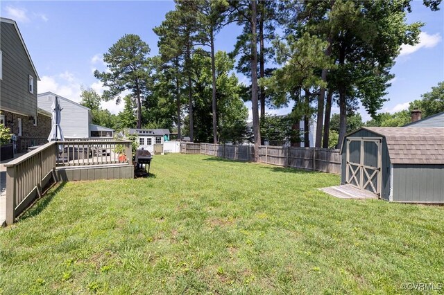 406 Windmere Dr, Colonial Heights, VA 23834 - fenced yard with a storage shed