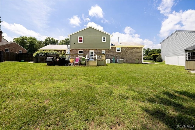 406 Windmere Dr, Colonial Heights, VA 23834 - rear view of property with brick siding