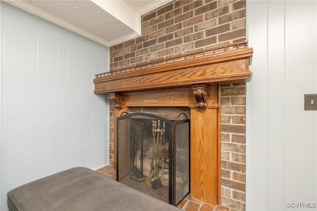 406 Windmere Dr, Colonial Heights, VA 23834 - detailed view of ornamental molding and a fireplace