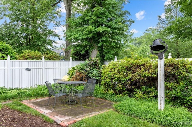 1520 Bellevue Ave, Richmond, VA 23227 - view of yard with a patio