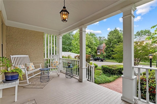 1520 Bellevue Ave, Richmond, VA 23227 - view of wooden porch