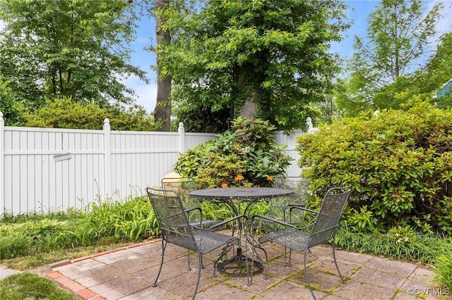 1520 Bellevue Ave, Richmond, VA 23227 - view of patio / terrace featuring outdoor dining space