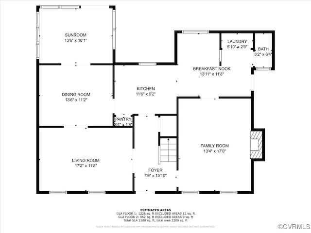 13211 Powderham Ln, Midlothian, VA 23113 - home floor plan