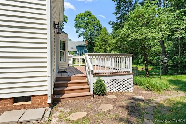 6402 Willow Landing Way, Chester, VA 23831 - view of wooden terrace