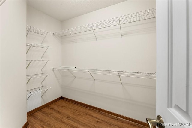 6402 Willow Landing Way, Chester, VA 23831 - walk in closet with wood finished floors