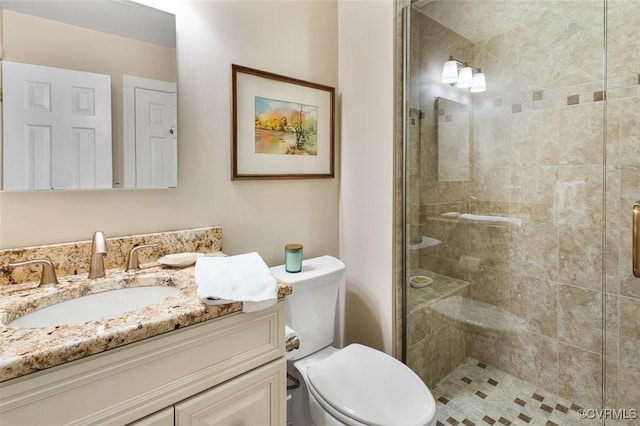 1813 Locust Hill Rd, Henrico, VA 23238 - full bathroom featuring vanity and a stall shower