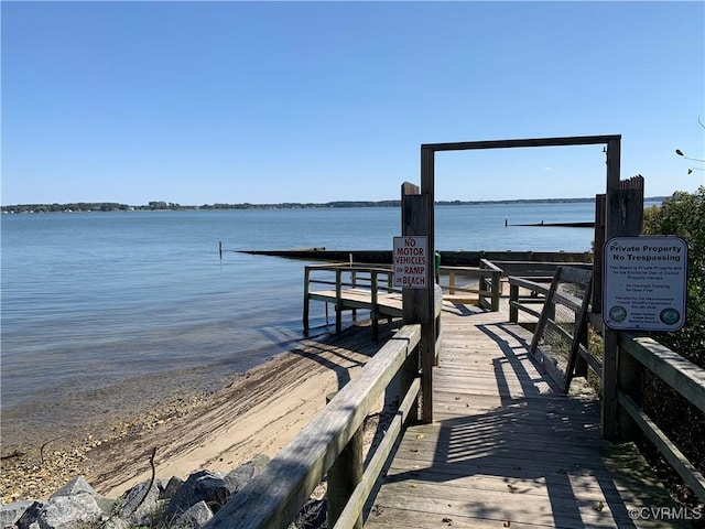 27 Otter Ln, Montross, VA 22520 - dock with a water view