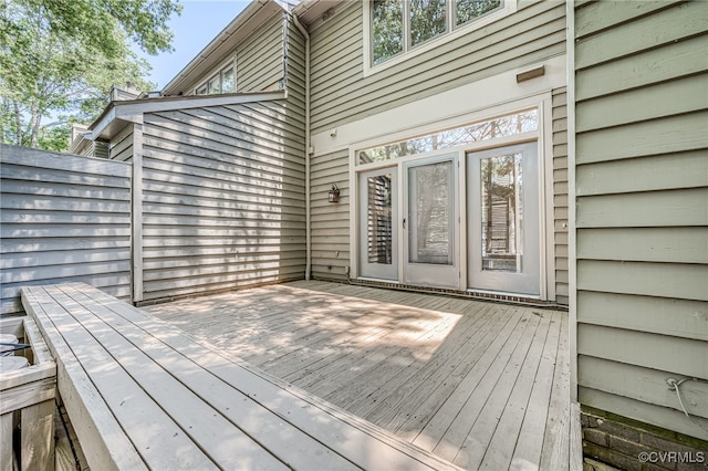 2750 Old Point Dr, Henrico, VA 23233 - view of wooden deck