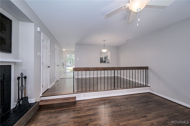 2750 Old Point Dr, Henrico, VA 23233 - hallway featuring wood finished floors