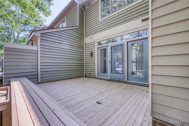 2750 Old Point Dr, Henrico, VA 23233 - view of wooden terrace