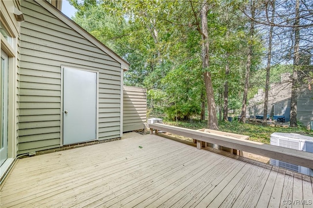 2750 Old Point Dr, Henrico, VA 23233 - view of wooden terrace