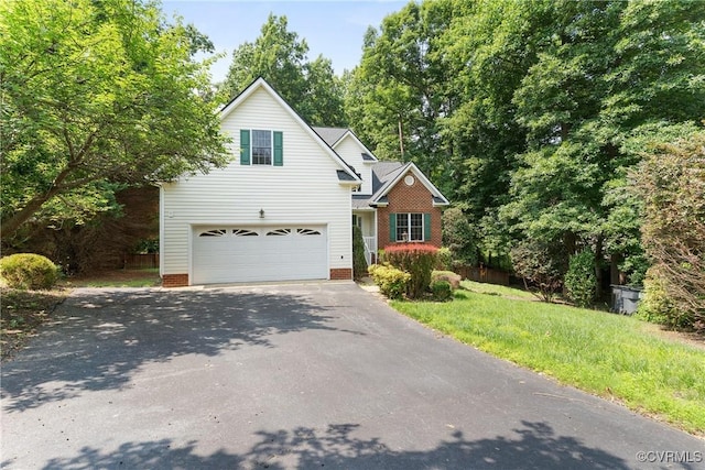 11830 Cedar Landing Ter, Chesterfield, VA 23831 - traditional-style house with driveway, a garage, and a front lawn