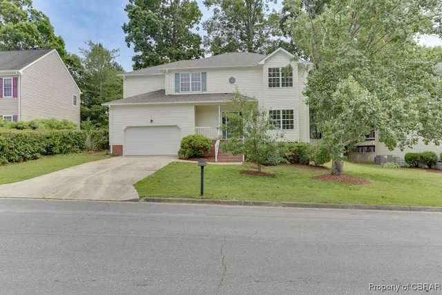 106 Haymaker Pl, Williamsburg, VA 23185 - traditional-style house featuring driveway and a front lawn