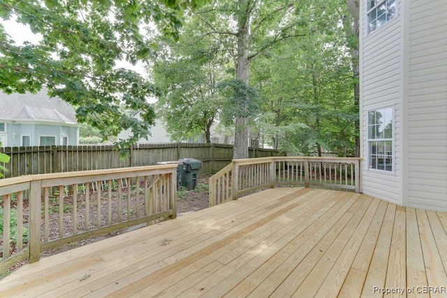 106 Haymaker Pl, Williamsburg, VA 23185 - deck featuring a fenced backyard