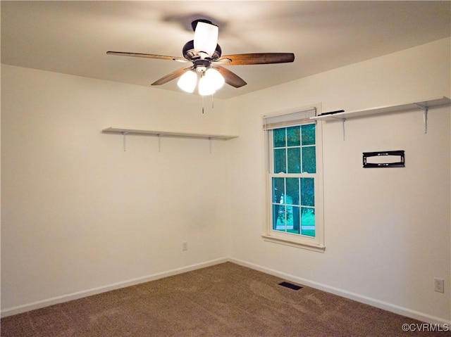 3539 Spring Meadow Pl, Prince George, VA 23860 - carpeted spare room with ceiling fan and baseboards