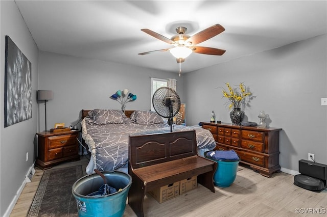 9540 Alfaree Rd, Chesterfield, VA 23237 - bedroom with light wood-style floors and a ceiling fan