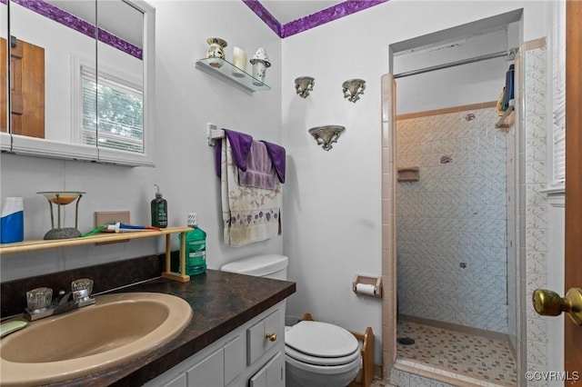 9540 Alfaree Rd, Chesterfield, VA 23237 - bathroom featuring a stall shower and vanity