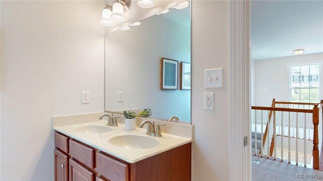 11706 Black Alder Dr, Moseley, VA 23120 - bathroom featuring double vanity