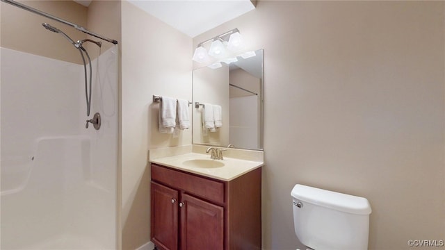 11706 Black Alder Dr, Moseley, VA 23120 - bathroom featuring a shower, vanity, and toilet