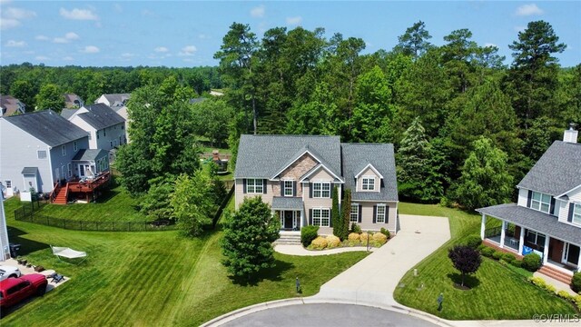11706 Black Alder Dr, Moseley, VA 23120 - aerial view of property and surrounding area