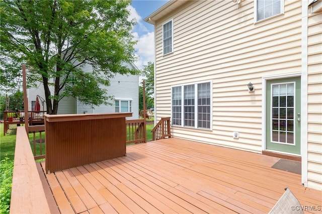 8940 Kings Charter Dr, Hanover, VA 23116 - view of wooden terrace