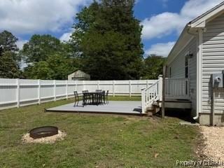 230 Roseneath Ave, Kilmarnock, VA 22482 - view of yard