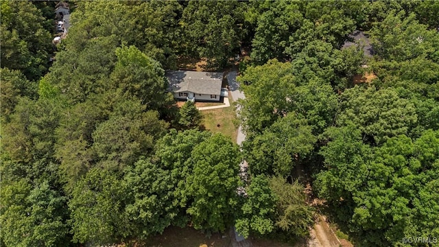 10780 Winchester Dr, Amelia Courthouse, VA 23002 - aerial overview of property's location with a forest