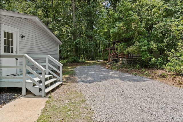 10780 Winchester Dr, Amelia Courthouse, VA 23002 - view of yard featuring a deck
