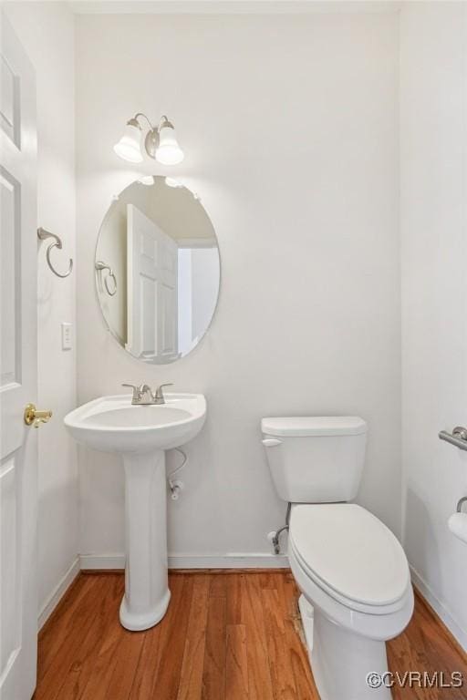 8156 Cool Summer Dr, Mechanicsville, VA 23111 - half bathroom with wood finished floors