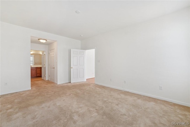 8156 Cool Summer Dr, Mechanicsville, VA 23111 - unfurnished bedroom featuring light carpet and ensuite bathroom