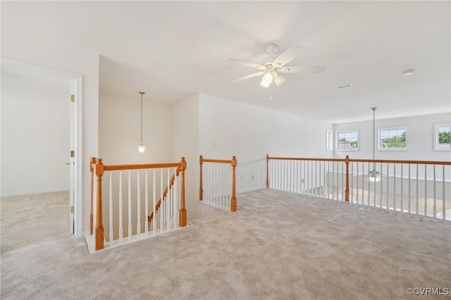 8156 Cool Summer Dr, Mechanicsville, VA 23111 - spare room with carpet floors and ceiling fan