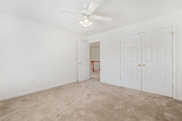 8156 Cool Summer Dr, Mechanicsville, VA 23111 - unfurnished bedroom with carpet floors, a closet, and ceiling fan