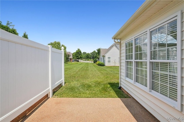 8156 Cool Summer Dr, Mechanicsville, VA 23111 - view of green lawn featuring a patio area