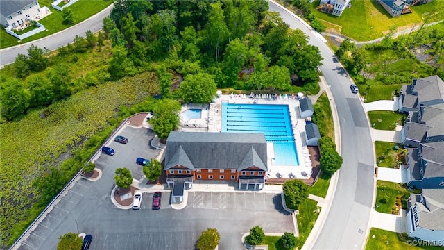 9951 Orchard Meadow Rd, Mechanicsville, VA 23116 - drone / aerial view of a pool area