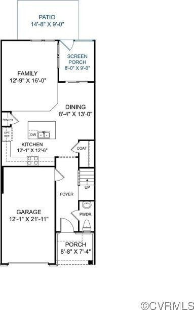 18755 Palisades Rdg, Moseley, VA 23120 - home floor plan