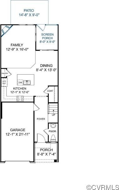 18751 Palisades Rdg, Moseley, VA 23120 - room layout