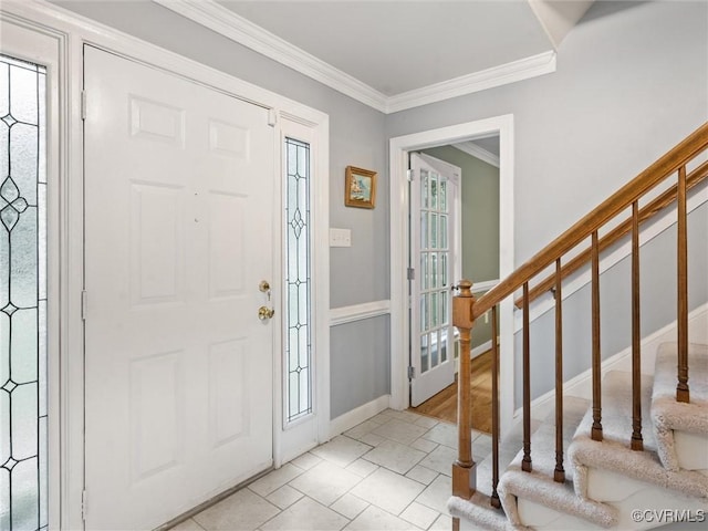 1125 Royal Ridge Rd, Chesterfield, VA 23114 - foyer with stairway and crown molding