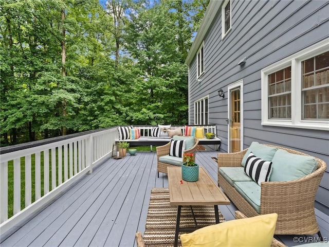 1125 Royal Ridge Rd, Chesterfield, VA 23114 - wooden deck featuring outdoor lounge area
