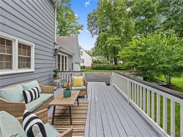1125 Royal Ridge Rd, Chesterfield, VA 23114 - deck featuring an outdoor living space