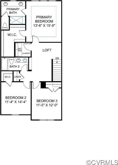 18767 Palisades Rdg, Moseley, VA 23120 - room layout
