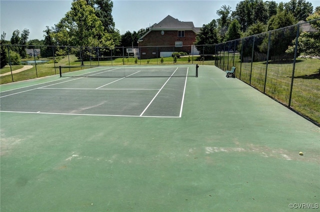 2520 Nathaniell Powell Rd, Williamsburg, VA 23185 - view of tennis court with community basketball court
