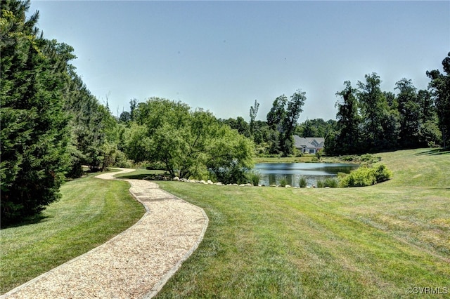 2520 Nathaniell Powell Rd, Williamsburg, VA 23185 - view of green lawn featuring a water view