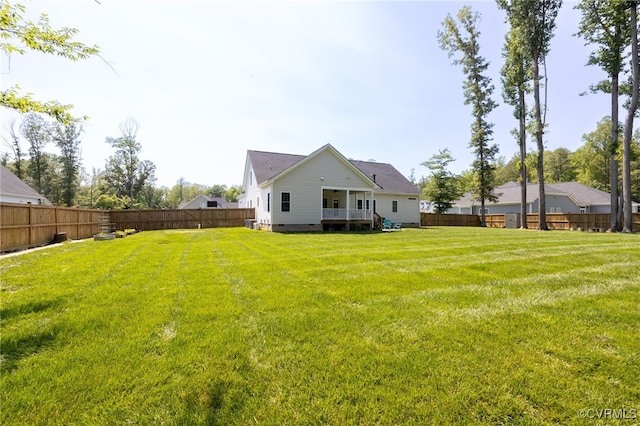 12025 Autumn Knoll Dr, Mechanicsville, VA 23116 - rear view of property with a fenced backyard and crawl space