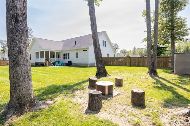 12025 Autumn Knoll Dr, Mechanicsville, VA 23116 - back of property featuring crawl space