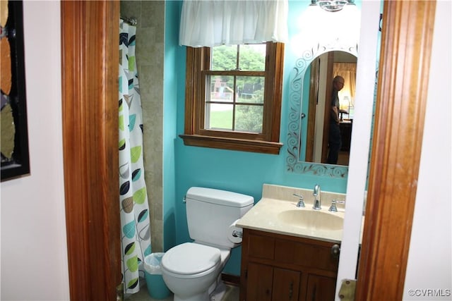 8318 Banshire Ct, Hanover, VA 23111 - bathroom with vanity and a shower with shower curtain