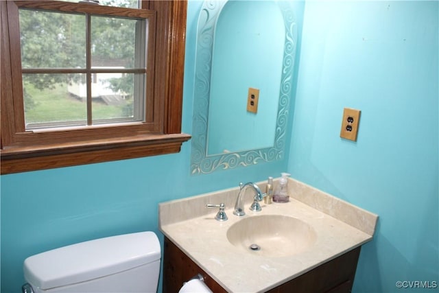 8318 Banshire Ct, Hanover, VA 23111 - half bathroom featuring vanity and toilet