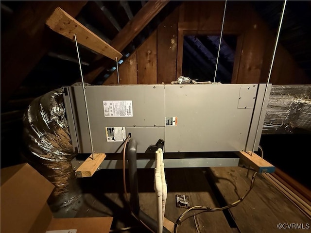 12509 Sam Snead Hwy, Warm Springs, VA 24484 - view of unfinished attic