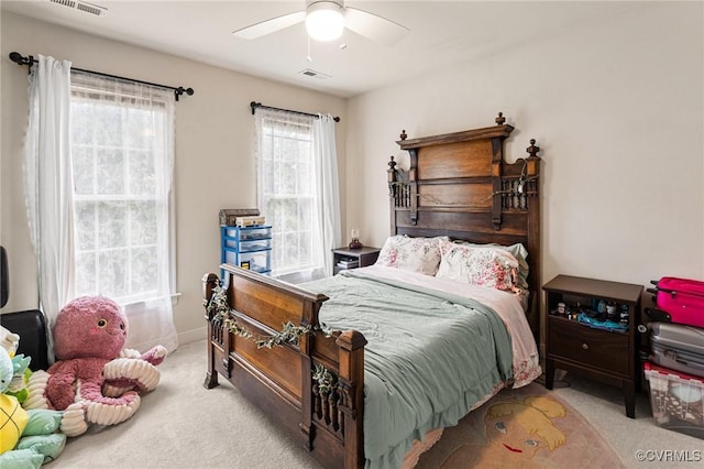 3321 Ceres Rd, Henrico, VA 23294 - bedroom with carpet and a ceiling fan